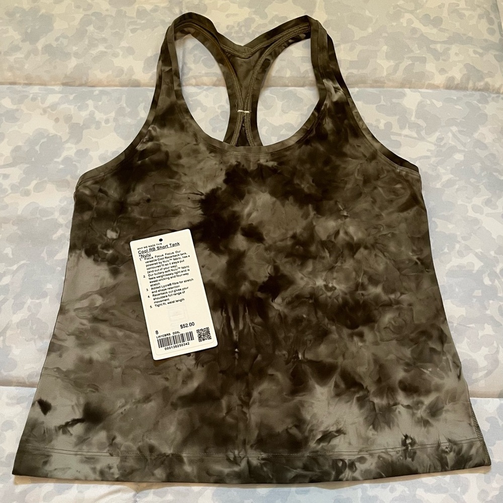 Lululemon Athletica Cool RB Short Tank *Nulu